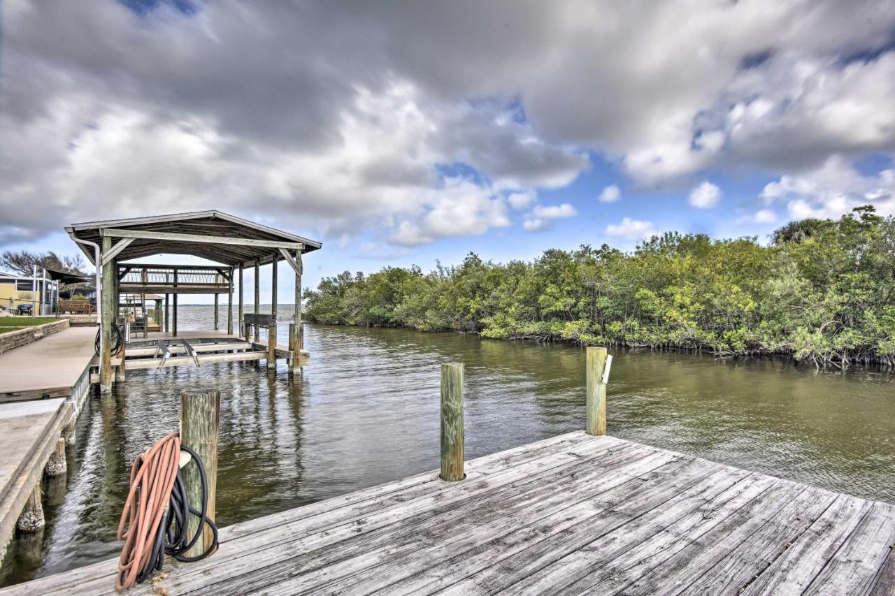 Merritt Island Home With Boat Dock On Canal Front! Exterior foto